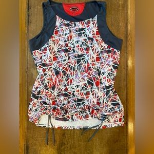 Bolle Golf & Tennis Tank Top  multi print  sz L